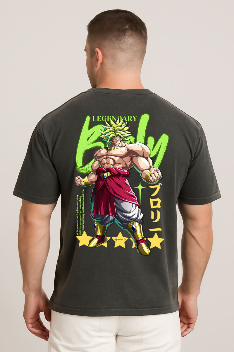 Camiseta Street Oversized Premium Broly - Várias Cores