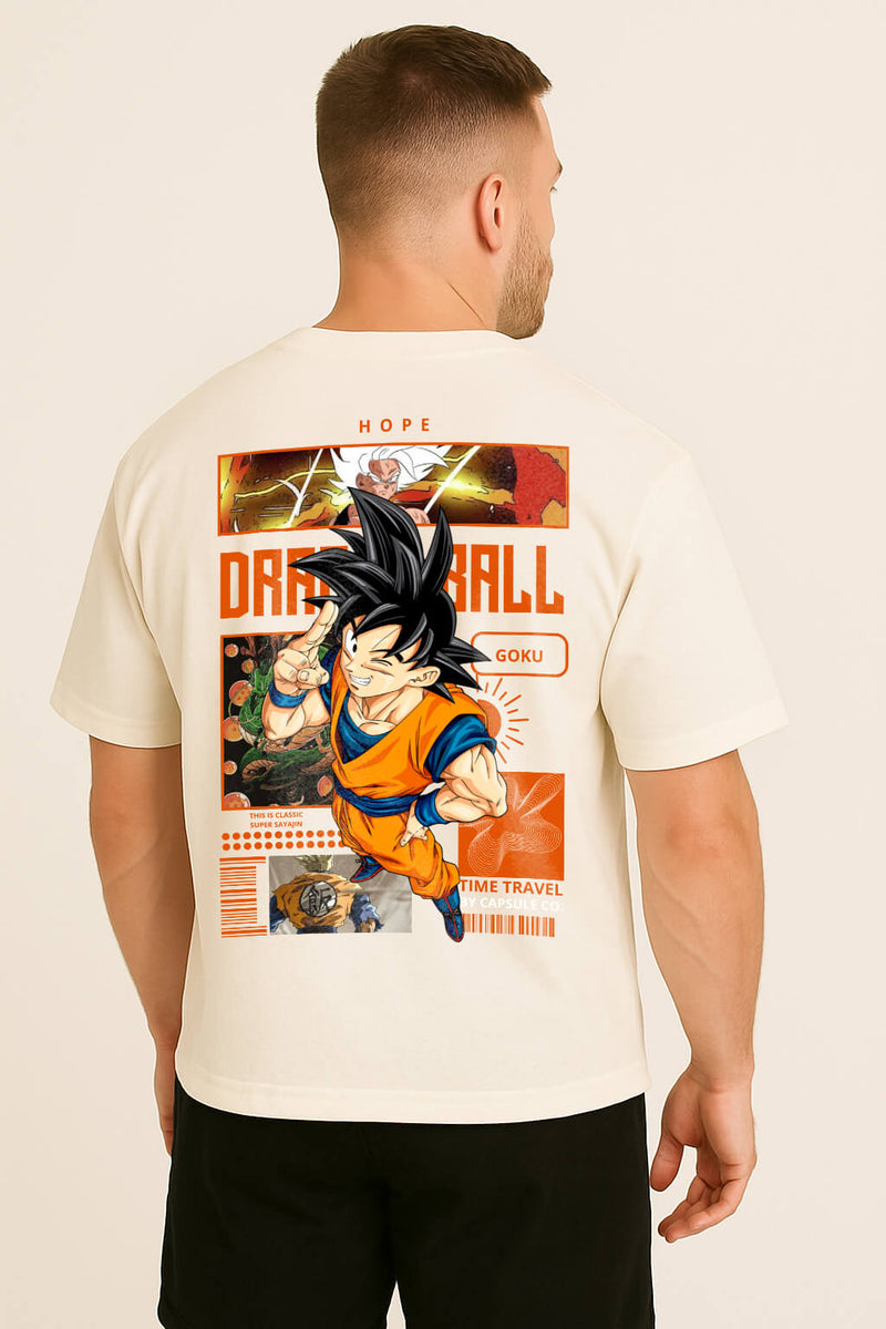 Camiseta Street Oversized Premium Dragon Ball - Várias Cores