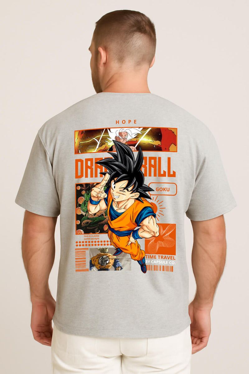Camiseta Street Oversized Premium Dragon Ball - Várias Cores