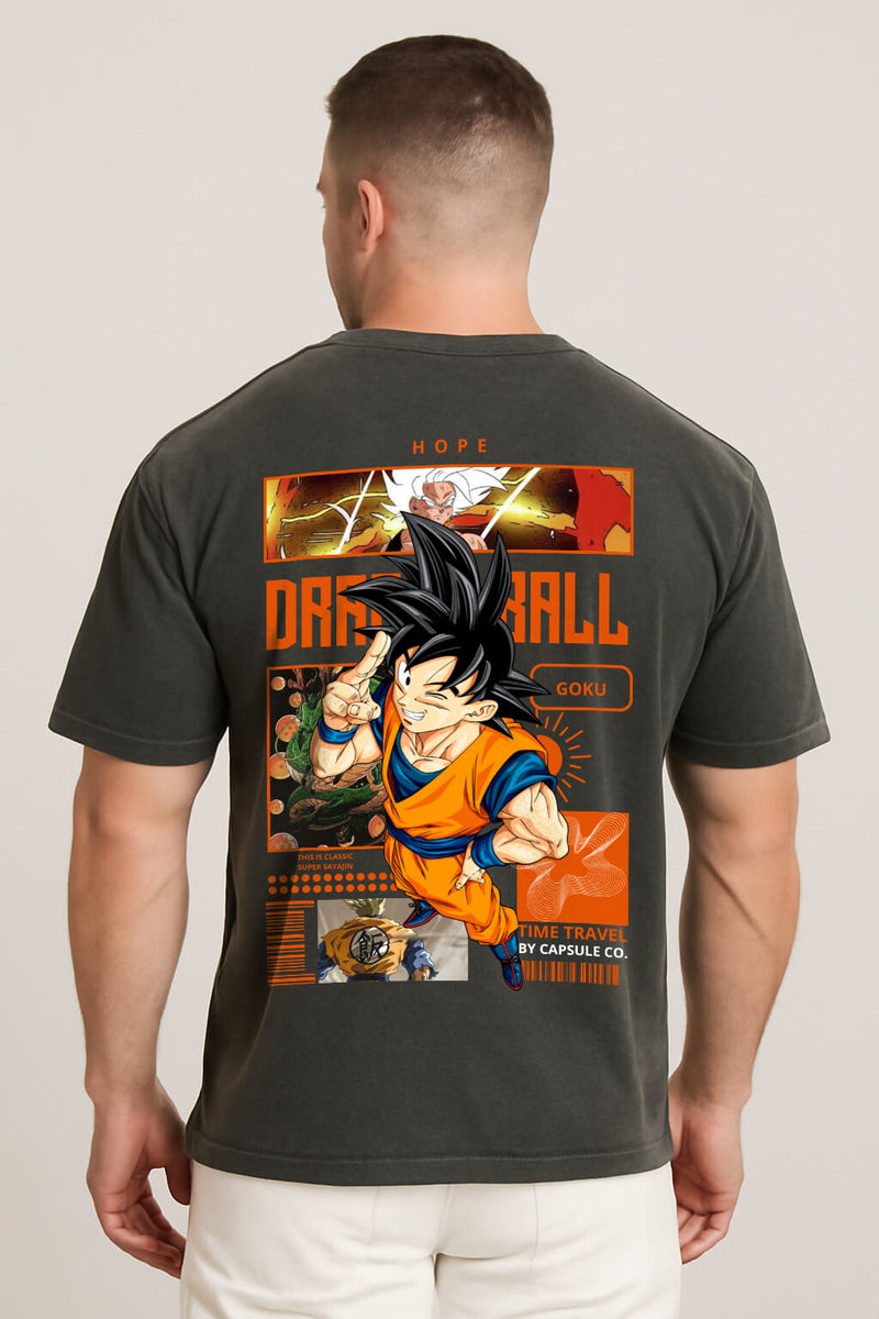 Camiseta Street Oversized Premium Dragon Ball - Várias Cores