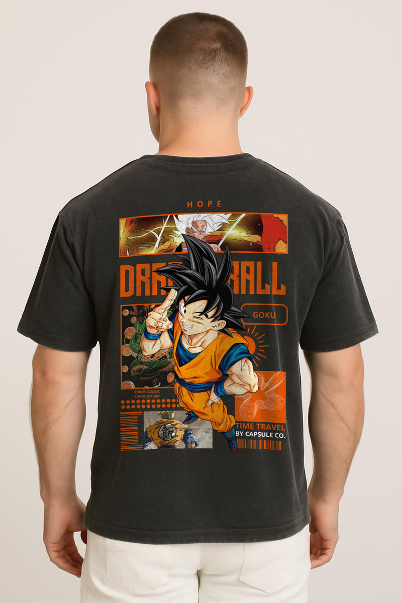 Camiseta Street Oversized Premium Dragon Ball - Várias Cores