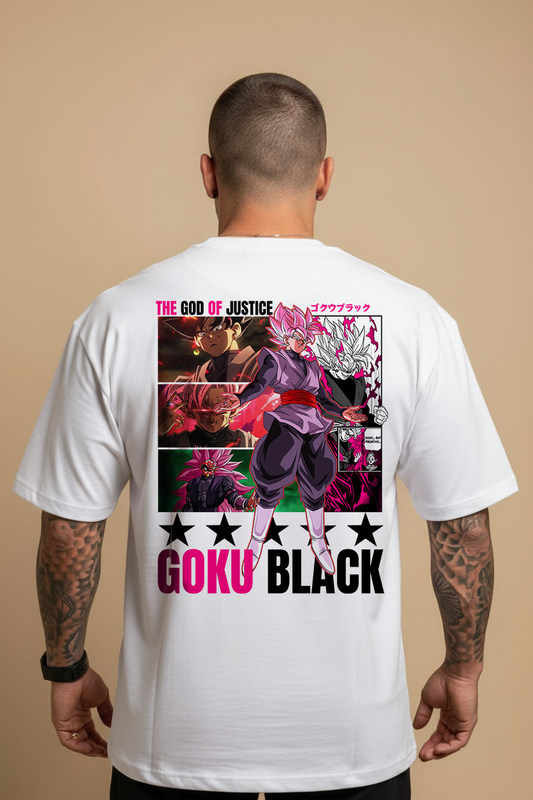 OVERSIZED PREMIUM - GOKU BLACK- Várias Cores
