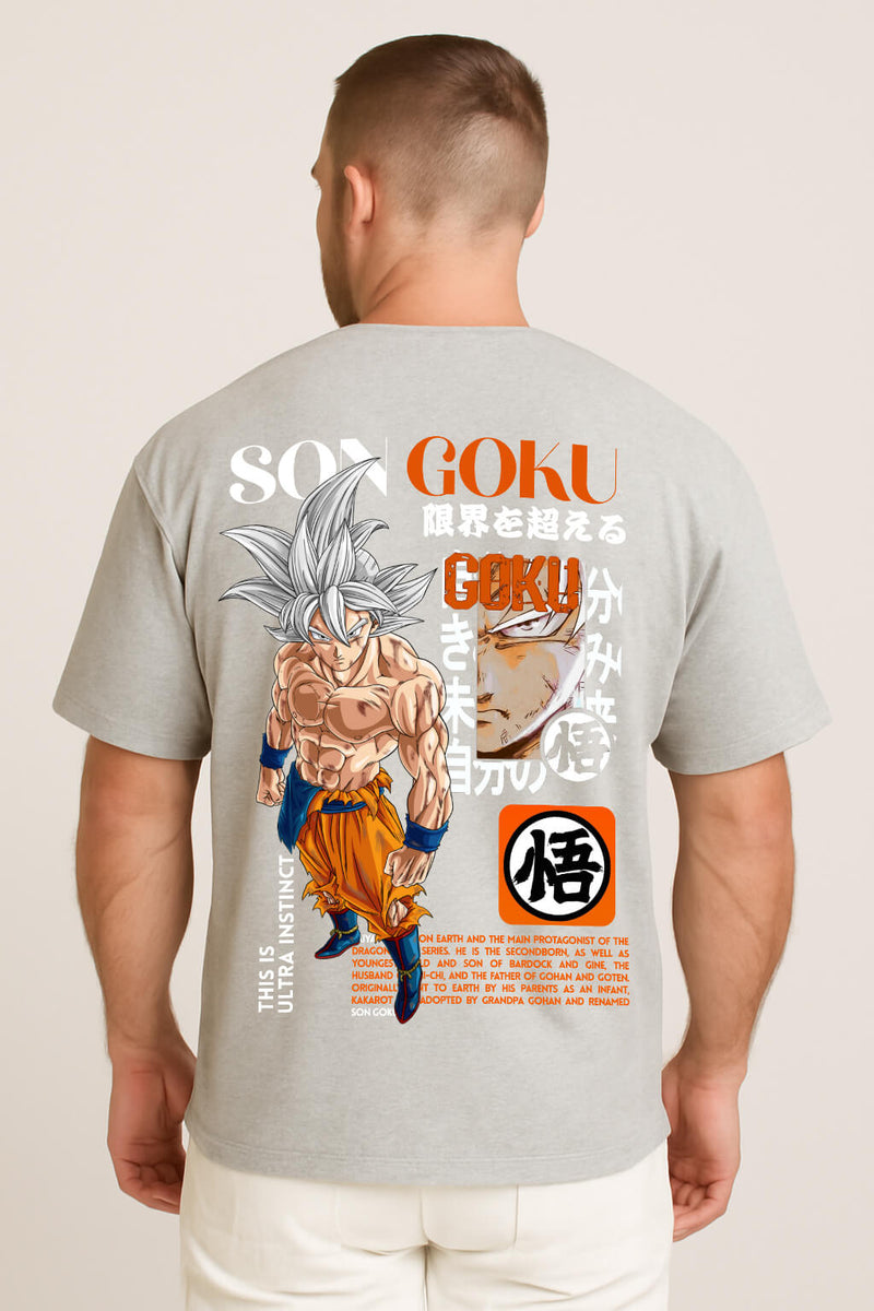 Camiseta Street Oversized Premium Goku - Várias Cores