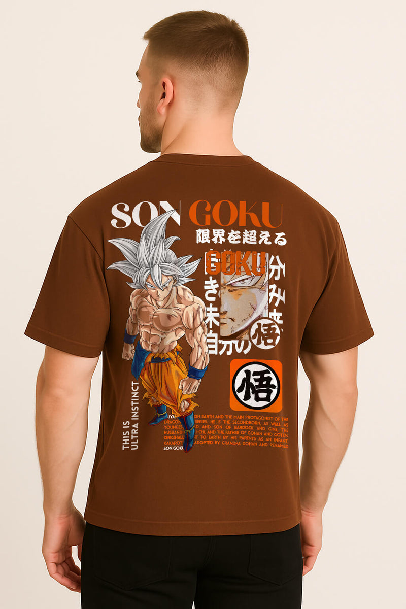 Camiseta Street Oversized Premium Goku - Várias Cores