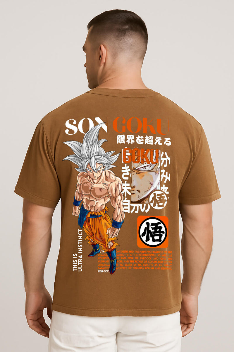 Camiseta Street Oversized Premium Goku - Várias Cores