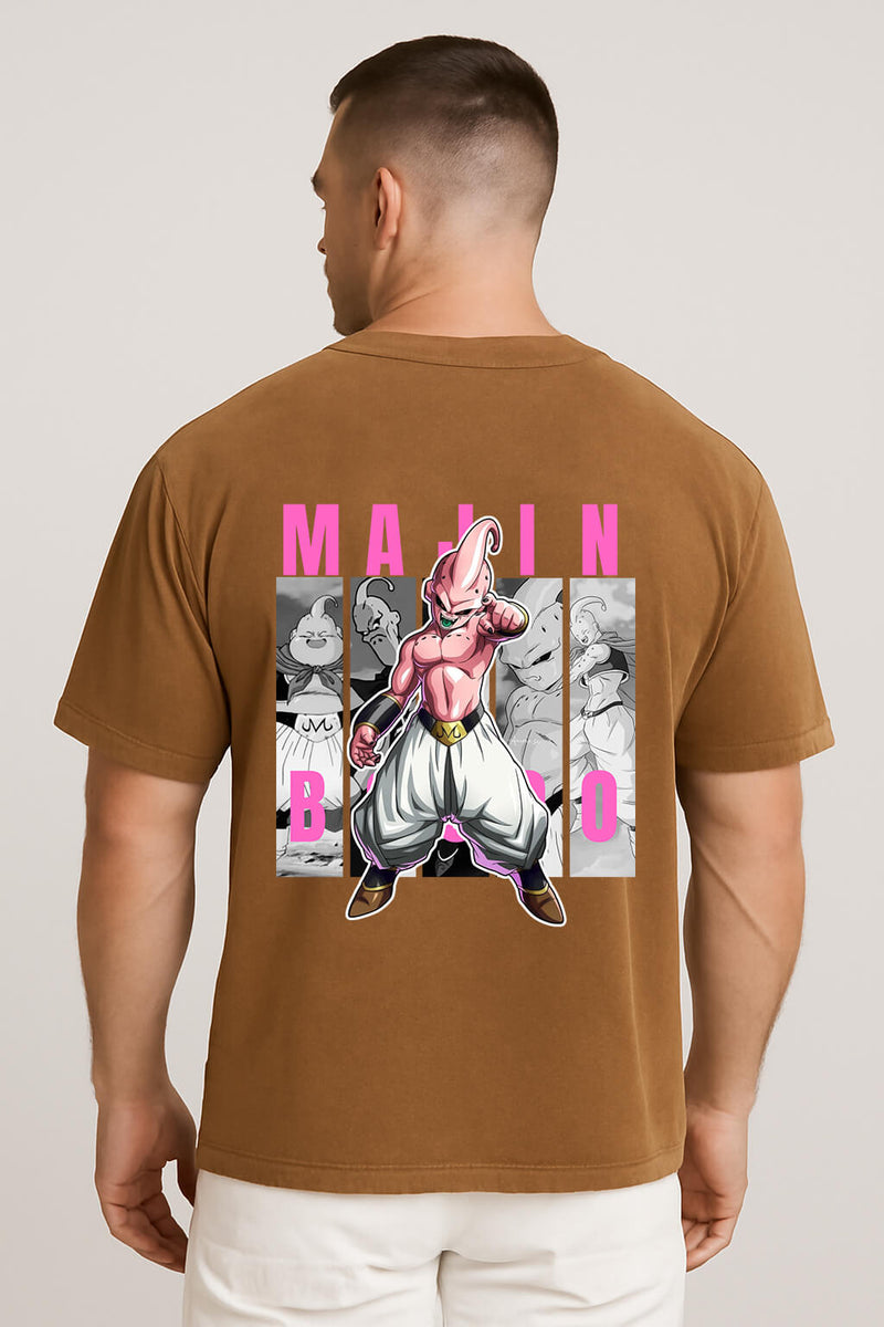 Camiseta Street Oversized Premium Majin Boo - Várias Cores