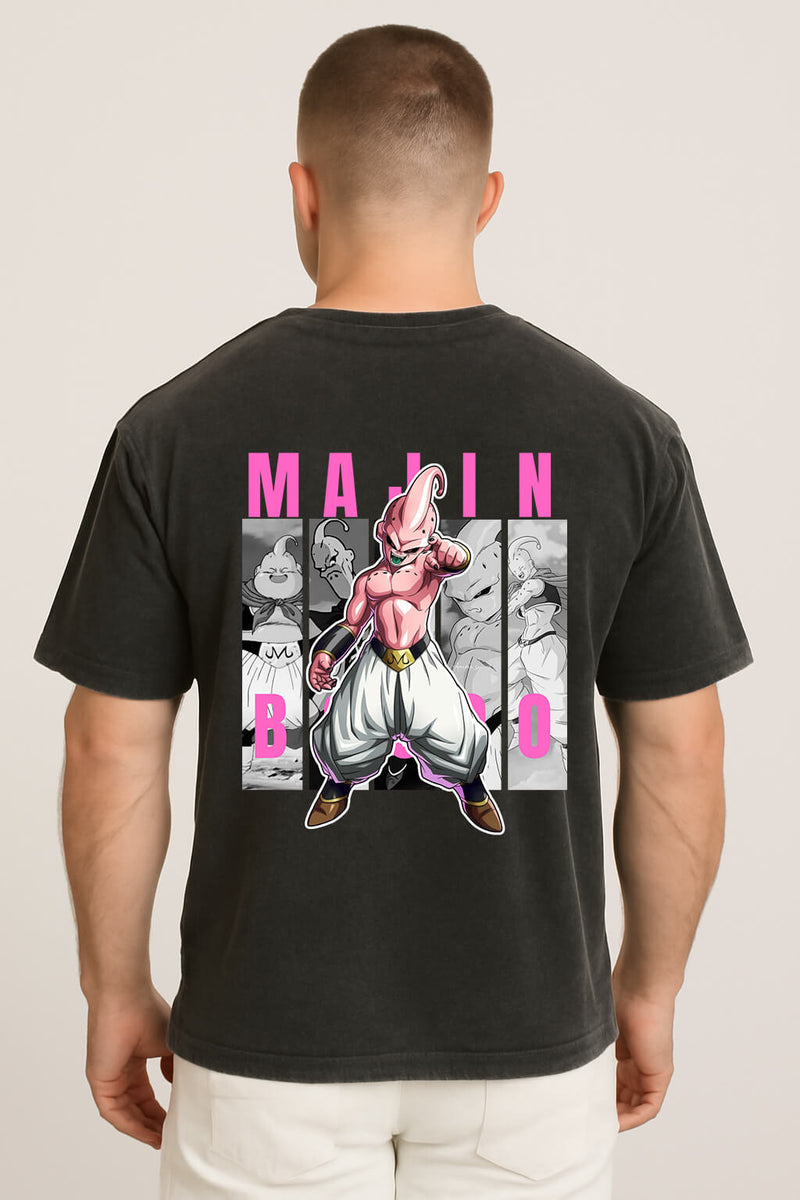 Camiseta Street Oversized Premium Majin Boo - Várias Cores