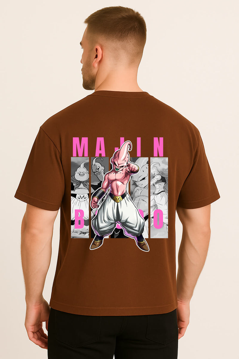 Camiseta Street Oversized Premium Majin Boo - Várias Cores
